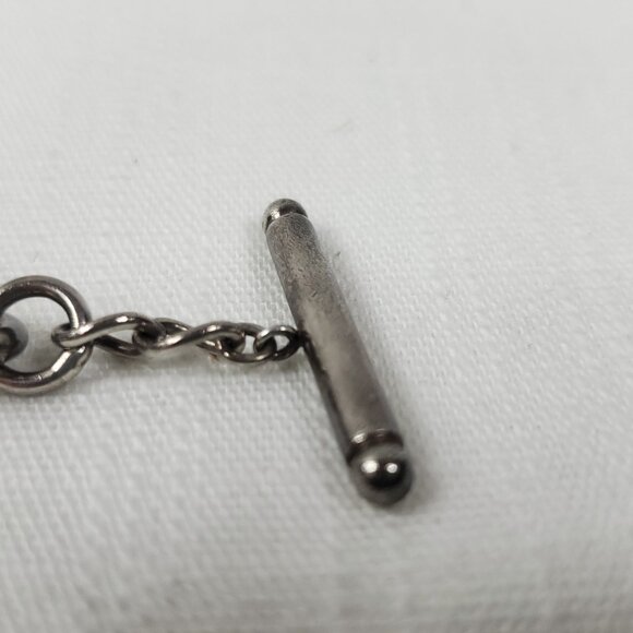 Gorgeous Vintage Tiffany & Co 925 Sterling Silver Heart & Tag Toggle Bracelet - Picture 3 of 14